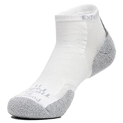 Thorlos THORLO Experia No Show Chaussettes Mixte Adulte, Blanc, FR (Taille Fabricant : XL) Thorlos THORLO Experia No Show Chaussettes Mixte Adulte, Blanc, FR (Taille Fabricant : XL)