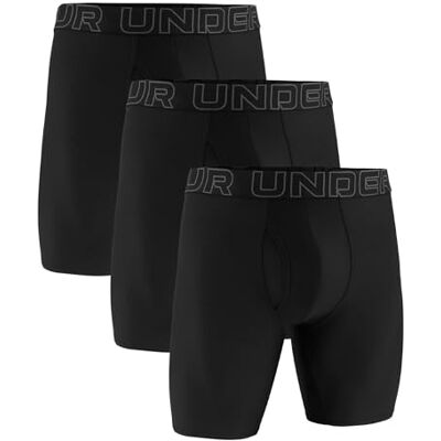 Under Armour Multi-Pack Performance Tech Long-Leg Boxer Brief, 9" Inseam, All-Day Comfort Boxeur ajusté Homme (Lot de 3), Noir Uni Lot de 3 Noyaux, 3XL Under Armour Multi-Pack Performance Tech Long-Leg Boxer Brief, 9" Inseam, All-Day Comfort Boxeur ajusté Homme (Lot de 3), Noir Uni Lot de 3 Noyaux, 3XL