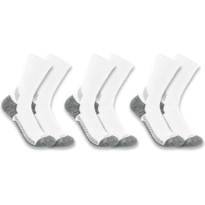 Carhartt Chaussettes pour homme, Blanc/jardin opulent, Large Carhartt Chaussettes pour homme, Blanc/jardin opulent, Large