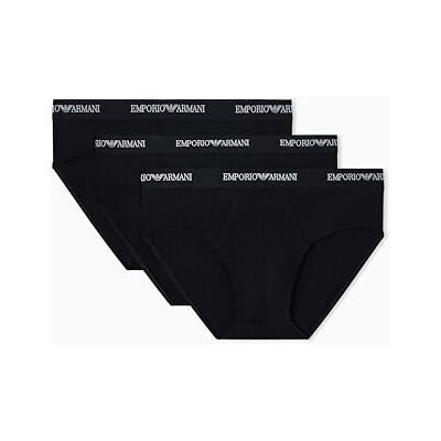 Giorgio Armani Man's Core Logoband Lot de 3 slips Noir Taille XL, Noir/noir., XL Giorgio Armani Man's Core Logoband Lot de 3 slips Noir Taille XL, Noir/noir., XL