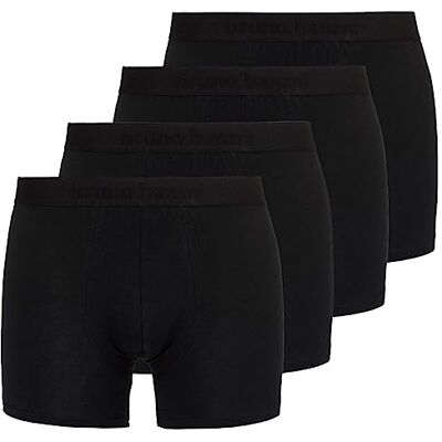 Bruno Banani Caleçon (Lot de 2) Homme, Noir (Schwarz//Schwarz 1811), L Bruno Banani Caleçon (Lot de 2) Homme, Noir (Schwarz//Schwarz 1811), L