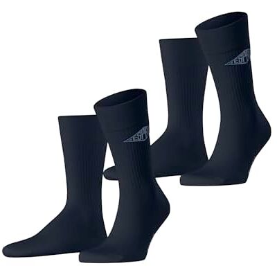 ESPRIT M SO Lot de 2 paires de chaussettes unisexes en coton à motifs Bleu (Space Blue 6116), 39-42, Bleu (Space Blue 6116)., 39-42 EU ESPRIT M SO Lot de 2 paires de chaussettes unisexes en coton à motifs Bleu (Space Blue 6116), 39-42, Bleu (Space Blue 6116)., 39-42 EU