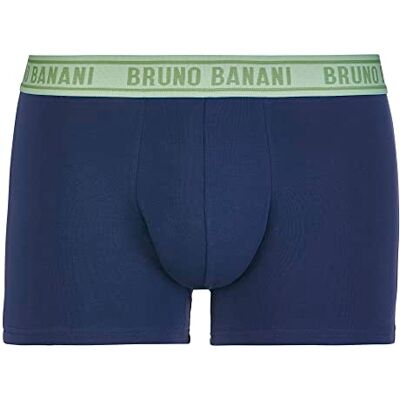 Bruno Banani Auvent Uni Court Boxeur ajusté Homme, Navy/Mint, S Bruno Banani Auvent Uni Court Boxeur ajusté Homme, Navy/Mint, S