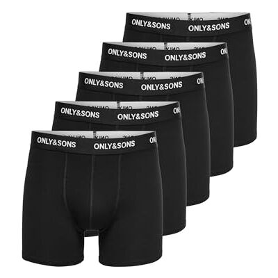 Only & Sons Short ONSFITZ pour homme, Noir, L Only & Sons Short ONSFITZ pour homme, Noir, L