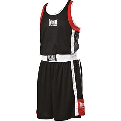 METAL BOXE Ensemble Short + Débardeur Boxe Tenue Homme METAL BOXE Ensemble Short + Débardeur Boxe Tenue Homme