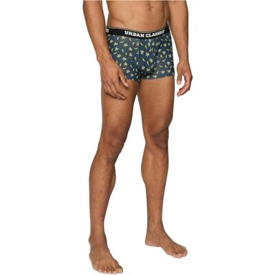 Urban Classics Lot de 5 boxers pour homme, Ban.aop+brand.aop+cha+noir/blanc, 3XL Urban Classics Lot de 5 boxers pour homme, Ban.aop+brand.aop+cha+noir/blanc, 3XL