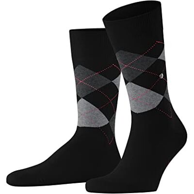 Burlington Homme King M So coton fantaisie Chaussettes, Noir Black 3011, 40-46 Burlington Homme King M So coton fantaisie Chaussettes, Noir Black 3011, 40-46