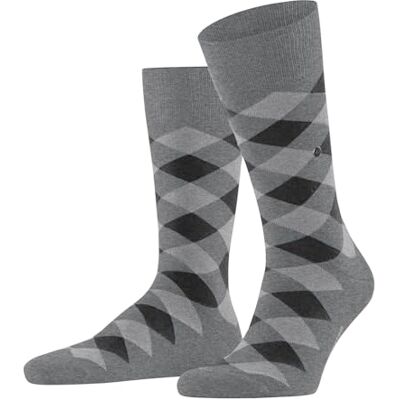 Burlington Danny M SO coton motif fantaisie 1 paire, Chaussettes Homme, Gris (Light Grey Melange 3390), 40-46 Burlington Danny M SO coton motif fantaisie 1 paire, Chaussettes Homme, Gris (Light Grey Melange 3390), 40-46