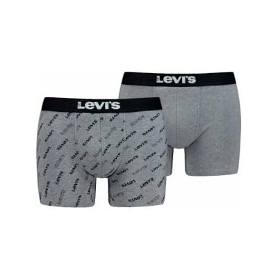 Levi's Logo All-over Print Organic Cotton Boxer Briefs Homme (lot de 2) Levi's Logo All-over Print Organic Cotton Boxer Briefs Homme (lot de 2)