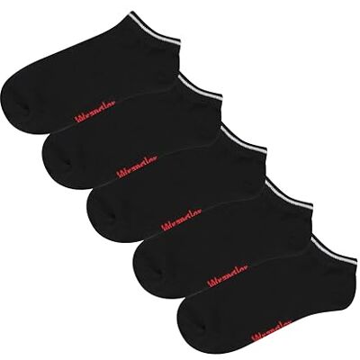 Wrangler Tennent Trainer Liner Socks (pack de 5) Homme, /Blanco/Marga Gris, 38-42 EU Wrangler Tennent Trainer Liner Socks (pack de 5) Homme, /Blanco/Marga Gris, 38-42 EU