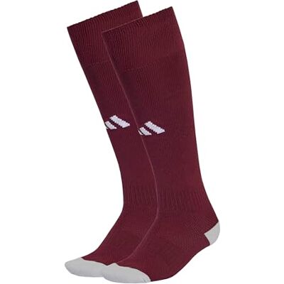 adidas Mixte Milano 23 Socks, team maroon 2/white, 40-42 adidas Mixte Milano 23 Socks, team maroon 2/white, 40-42