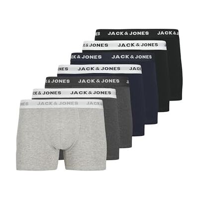 JACK & JONES Jacbasic Trunks Lot de 7 Boxers Noos Caleçon boxeur Homme (lot de 7) JACK & JONES Jacbasic Trunks Lot de 7 Boxers Noos Caleçon boxeur Homme (lot de 7)