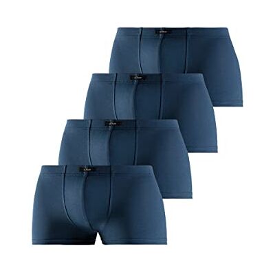 s.Oliver Lot de 4 boxers pour homme, 4 x bleu mar, L s.Oliver Lot de 4 boxers pour homme, 4 x bleu mar, L
