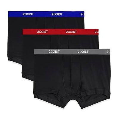 2(X)IST 2(X) IST Lot de 3 boxers Micro Speed Dri No Show pour homme, Lapis/Scotts Red/Sharkskin, M 2(X)IST 2(X) IST Lot de 3 boxers Micro Speed Dri No Show pour homme, Lapis/Scotts Red/Sharkskin, M