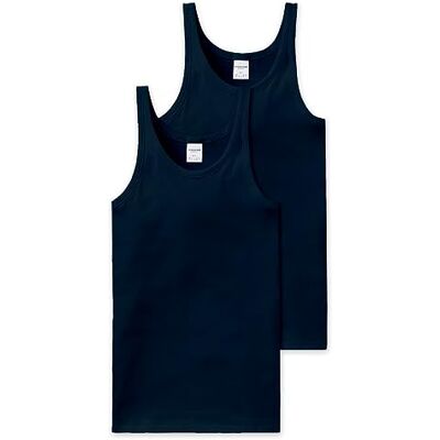 Schiesser Lot de 2 Débardeurs Sans Manches – Essential Fine Rib Sous-vêtement Homme (lot de 2) Schiesser Lot de 2 Débardeurs Sans Manches – Essential Fine Rib Sous-vêtement Homme (lot de 2)