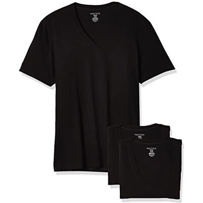 Nautica Sous-vêtements pour homme (lot de 3), Noir Lot de 3, S Nautica Sous-vêtements pour homme (lot de 3), Noir Lot de 3, S