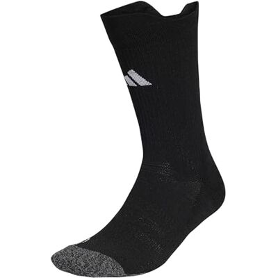 adidas Mixte Football Cushioned Performance Crew Socks, black/white, 6.5-8 adidas Mixte Football Cushioned Performance Crew Socks, black/white, 6.5-8