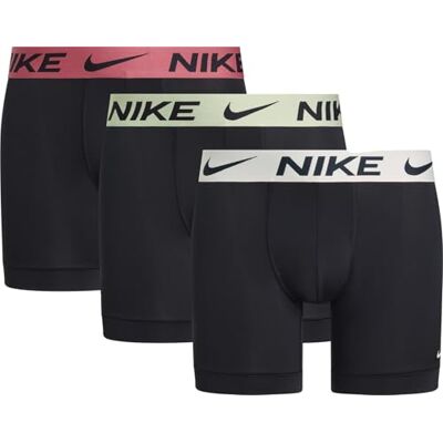 NIKE Boxer Brief 3Pk TG. Small U9N Blk WASHD Coral Olive Aura Small NIKE Boxer Brief 3Pk TG. Small U9N Blk WASHD Coral Olive Aura Small