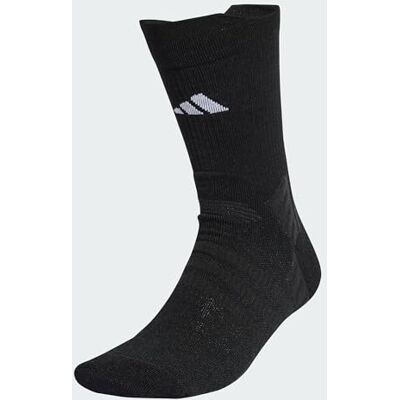 adidas Mixte Tennis Cushioned Crew Socks 1 Pair, Black/White, 10.5-12.5 adidas Mixte Tennis Cushioned Crew Socks 1 Pair, Black/White, 10.5-12.5