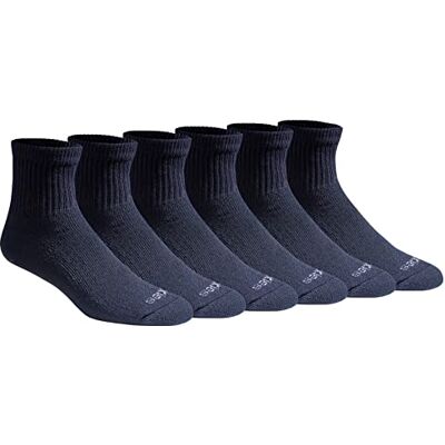 Dickies Dri-Tech Lot de 6 paires de chaussettes anti-humidité pour homme Bleu marine, Essential Worker Bleu marine (6 paires) Dickies Dri-Tech Lot de 6 paires de chaussettes anti-humidité pour homme Bleu marine, Essential Worker Bleu marine (6 paires)