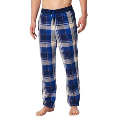Schiesser Pantalon de pyjama long pour homme Mélange + détente Coton biologique, bleu roi, 50 Schiesser Pantalon de pyjama long pour homme Mélange + détente Coton biologique, bleu roi, 50