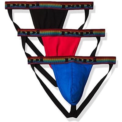 Papi Men's 3pk Jock Straps Sous-vtement Homme (lot de 3) Papi Men's 3pk Jock Straps Sous-vtement Homme (lot de 3)