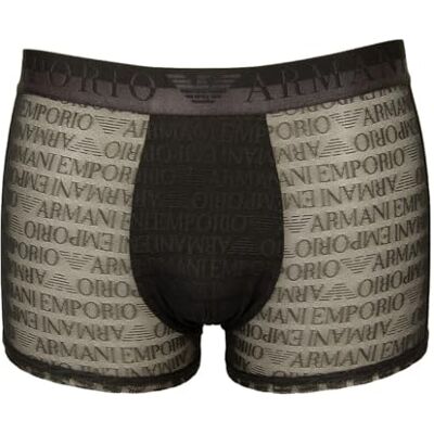 Giorgio Armani Trunk Jacquard Logo Mesh Homme, Noir, XL Giorgio Armani Trunk Jacquard Logo Mesh Homme, Noir, XL