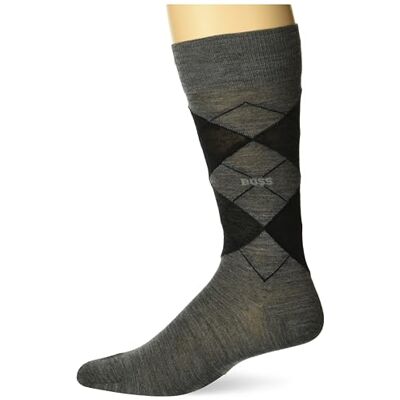 Boss Regular Length Wool Blend Argyle Socks Boss Regular Length Wool Blend Argyle Socks