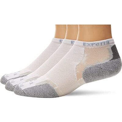Thorlos Experia Xccu Chaussettes de Course Mixte, Blanc (lot de 3 paires)., M Thorlos Experia Xccu Chaussettes de Course Mixte, Blanc (lot de 3 paires)., M