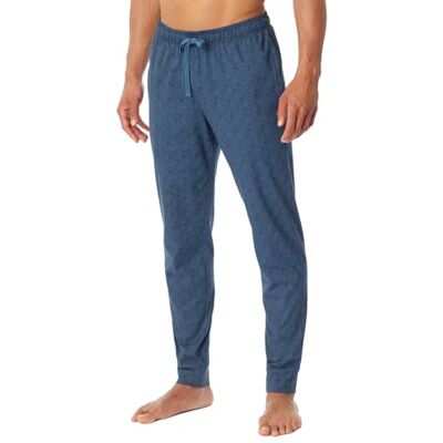 Schiesser Pantalon de pyjama long pour homme avec poignets – Mélange + bas de pyjama relax, Bleu atlantique_182047, 56 Schiesser Pantalon de pyjama long pour homme avec poignets – Mélange + bas de pyjama relax, Bleu atlantique_182047, 56