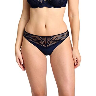 SANS COMPLEXE , Culotte classique, Elise, GAH Bleu Marine, 44/46 SANS COMPLEXE , Culotte classique, Elise, GAH Bleu Marine, 44/46