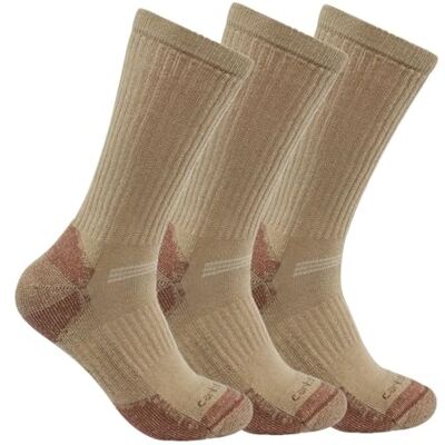 Carhartt Chaussettes pour homme, kaki, L Carhartt Chaussettes pour homme, kaki, L