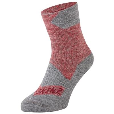 SEALSKINZ Chaussettes imperméables unisexes toutes saisons Gris/gris chiné, taille S SEALSKINZ Chaussettes imperméables unisexes toutes saisons Gris/gris chiné, taille S