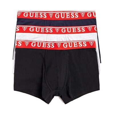 GUESS Brian Hero Boxer Trunk 3 Pack-u97g01kcd31 Brian Hero Boxer Trunk 3 Pack Homme (Lot de 1) GUESS Brian Hero Boxer Trunk 3 Pack-u97g01kcd31 Brian Hero Boxer Trunk 3 Pack Homme (Lot de 1)