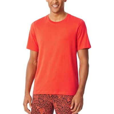 Schiesser T-shirt de nuit pour homme à manches courtes et col rond + haut de pyjama relax, rouge clair_182179, 48, Rouge clair 182179, 50 Schiesser T-shirt de nuit pour homme à manches courtes et col rond + haut de pyjama relax, rouge clair_182179, 48, Rouge clair 182179, 50