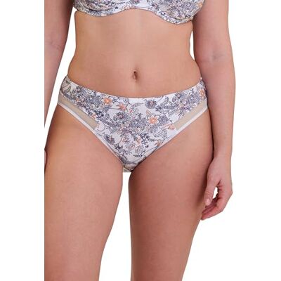 SANS COMPLEXE -Slip-Complice-Violet, Imprimé Paisley Mûre & Mandarine, 46-48 SANS COMPLEXE -Slip-Complice-Violet, Imprimé Paisley Mûre & Mandarine, 46-48