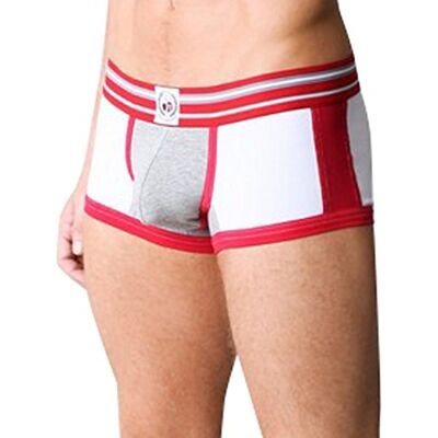 Timoteo Varsity Relay Trunk – Blanc/gris/rouge – XL Timoteo Varsity Relay Trunk – Blanc/gris/rouge – XL