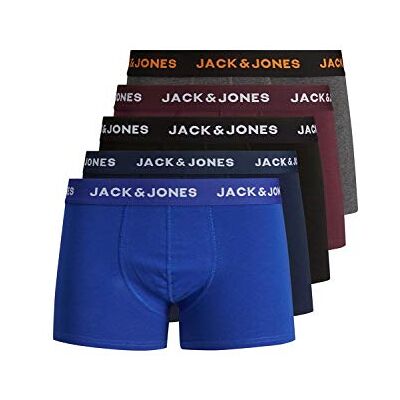 JACK & JONES Jacblack Friday Lot de 5 boxers Ln Boxer Homme JACK & JONES Jacblack Friday Lot de 5 boxers Ln Boxer Homme