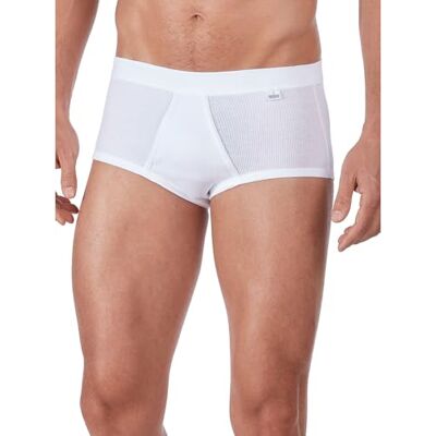 Huber De Luxe Slip Mit Eingriff Homme, Blanc (0500)., XXL Huber De Luxe Slip Mit Eingriff Homme, Blanc (0500)., XXL