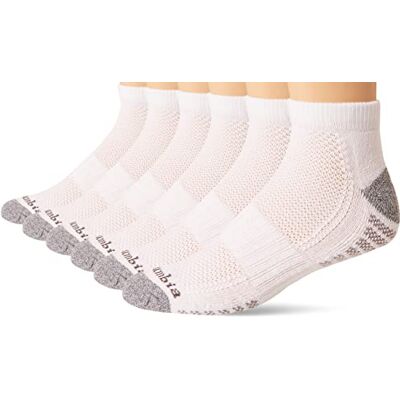 Columbia Low-Cut Mesh Top Arch Support Poly-Blend Socks, 6 Pair Chaussettes, Blanc/Gris, Taille Unique Homme, blanc/gris, taille unique Columbia Low-Cut Mesh Top Arch Support Poly-Blend Socks, 6 Pair Chaussettes, Blanc/Gris, Taille Unique Homme, blanc/gris, taille unique