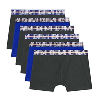 DIM Eco Coton Stretch Coloré Garçon X6 Boxer Garçon (lot de 6) DIM Eco Coton Stretch Coloré Garçon X6 Boxer Garçon (lot de 6)