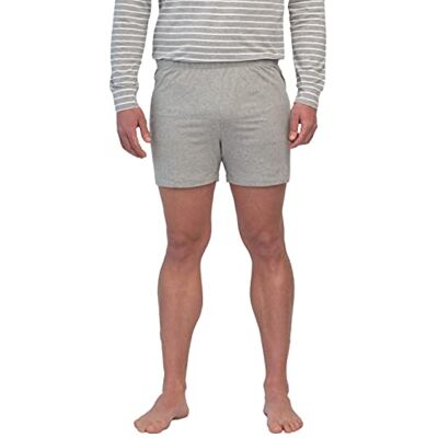 greenjama Short de pyjama pour homme, gris, XL greenjama Short de pyjama pour homme, gris, XL