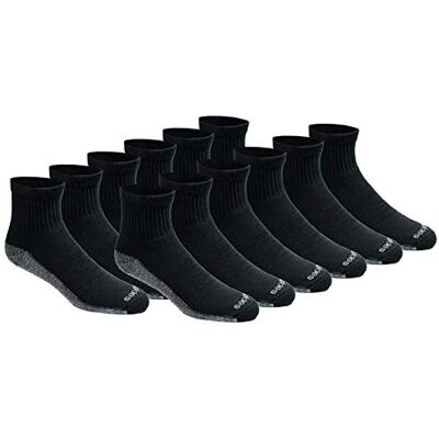 Dickies Men's Multi-Pack Dri-tech Moisture Control Quarter Socks Dickies Men's Multi-Pack Dri-tech Moisture Control Quarter Socks