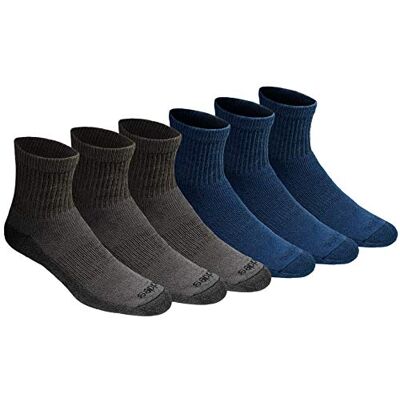 Dickies Dri-tech Lot de 12 paires de chaussettes pour homme Contrôle de l'humidité, Denim mélangé (6 paires), X-Large Dickies Dri-tech Lot de 12 paires de chaussettes pour homme Contrôle de l'humidité, Denim mélangé (6 paires), X-Large