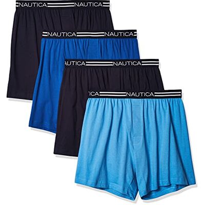 Nautica Classic Cotton Loose Knit Boxer Caleçon boxeur Homme Nautica Classic Cotton Loose Knit Boxer Caleçon boxeur Homme