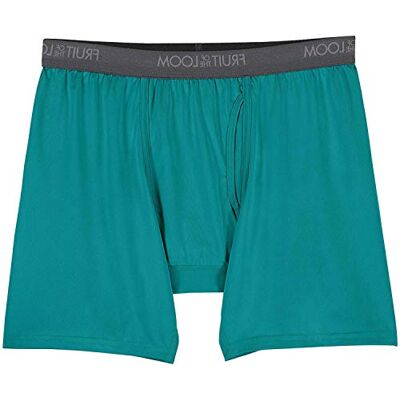 Fruit of the Loom Boxer micro-stretch pour homme, Jambe régulière Micro Stretch Lot de 5 Vert/Bleu marine/Gris, XL Fruit of the Loom Boxer micro-stretch pour homme, Jambe régulière Micro Stretch Lot de 5 Vert/Bleu marine/Gris, XL