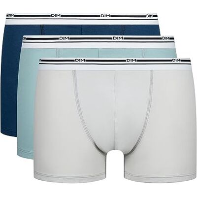 DIM Boxer Homme Classic Colors Coton Stretch Confort et Maintien x3 DIM Boxer Homme Classic Colors Coton Stretch Confort et Maintien x3