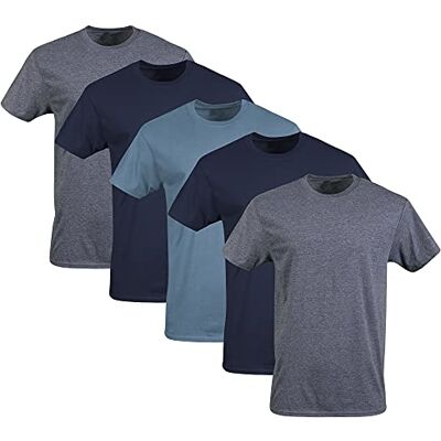 Gildan T-shirts Ras du Cou, Multipack, Style G1100 Sous-vêtement Homme (lot de 5) Gildan T-shirts Ras du Cou, Multipack, Style G1100 Sous-vêtement Homme (lot de 5)