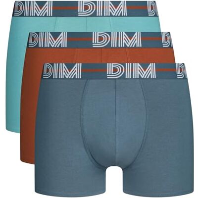 DIM Homme – Boxers Style Powerful Coton Stretch x3 Ceinture Graphique Colorée Confort Optimal Coton Doux Extensible DIM Homme – Boxers Style Powerful Coton Stretch x3 Ceinture Graphique Colorée Confort Optimal Coton Doux Extensible