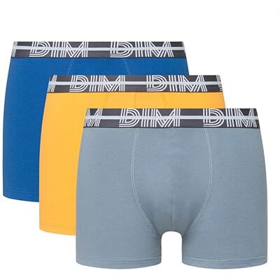 DIM Homme – Boxers Style Powerful Coton Stretch x3 Ceinture Graphique Colorée Confort Optimal Coton Doux Extensible DIM Homme – Boxers Style Powerful Coton Stretch x3 Ceinture Graphique Colorée Confort Optimal Coton Doux Extensible